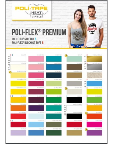 Poli-tape Premium Flex Bügelfolie A4 - buy at