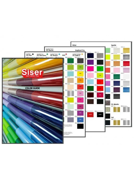 Siser Glitter Farbkarten