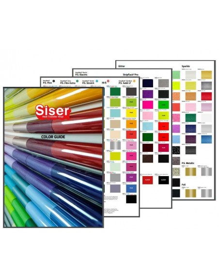 Siser Glitter Farbkarten
